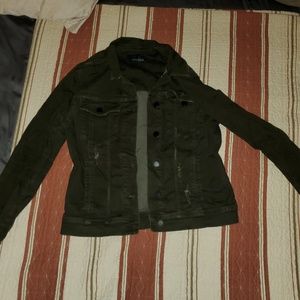 Army green sweater